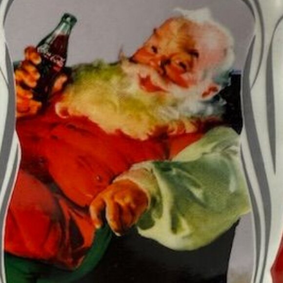 Vintage Coca-Cola 75th Anniversary Santa Boot Stocking Coke on Ice Cookie Jar - Picture 2 of 13